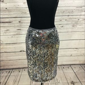 WHBM Sequin Skirt